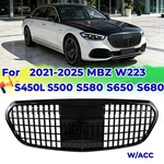 For 2021-2025 Mercedes-benz W223 S450l S500 S580 S680 Maybach Front Grille W/acc. Fixed Price $158.00.
