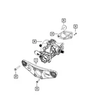 Genuine Mopar Differential Bracket Front 68468076aa. Fixed Price $46.91.