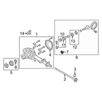 For Ford F-250 Super Duty 2011-2025 Rc3z4676a Rear Differential Pinion Seal. Fixed Price $32.64.