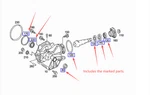 Front Diff Repair Kit For Mercedes W211 E550 4matic A2113300202. Fixed Price $744.00.