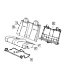 Genuine Mopar Rear Seat Back Cover 1wp15hl1aa. Fixed Price $40.02.