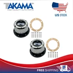 2pcs Takama Locking Hubs For 1941-1971 Jeep Cj2.3.5.6 Dana 25-27 Axles 10 Spline. Fixed Price $93.00.