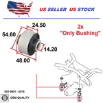 Rear Differencial Assembly Bushing For Mitsubishi Lancer 2009-2017 Oequality 4wd. Fixed Price $91.90.