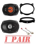 New Jbl Stage1 300w 6x9" Front Or Rear Door Car Speakers For 2003-up Toyota. Fixed Price $114.99.