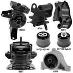 Engine Mounts, Trans Mounts & Differential 7pcs For Honda Ridgeline 08-06. Fixed Price $159.00.