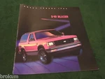 Mint Chevrolet 1985 Chevy S-10 Blazer 20 Page Sales Brochure New (box 547). Fixed Price $5.85.