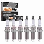 6 Pc Autolite Double Platinum Spark Plugs For 2008-2010 Bmw 128i Ignition Hr. Fixed Price $45.60.