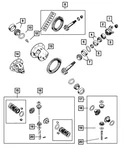 Genuine Mopar Ring And Pinion Gear Kit 5086639ab. Fixed Price $525.39.