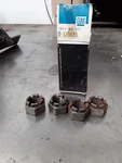 Nos Gm# 379656 (qty 4) Spindle Nuts 1955-1963 Gmc Chevy 3/4, 1 Ton. Fixed Price $38.00.