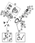Genuine Mopar Drive Pinion Bearing Shim 52111610ab. Fixed Price $9.59.