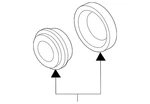 Genuine Ford Pinion Bearings Ml3z-4621-a. Fixed Price $22.96.