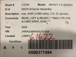 Used Differential Carrier Assembly Fits: 2005 Infiniti Fx Series Rear A. Fixed Price $167.69.