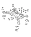 Genuine Mopar Differential Mount 5147113ac. Fixed Price $18.73.