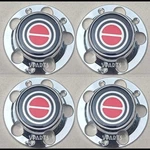 4pcs 1980-1996 Ford F150 Bronco Van Chrome Wheel Hub Center Caps Red Emblems. Fixed Price $454.95.