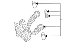 Genuine Audi Repair Kit 0b0-598-082. Fixed Price $102.92.
