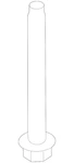 Genuine Ford Suspension Cross-member Mount Bolt W713714-s439. Fixed Price $4.58.