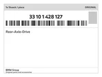Genuine Bmw Rear-axle-drive 33-10-1-428-127 New. Fixed Price $1702.26.