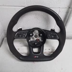 2018 Rs3 Audi Oem **rs3** Steering Wheel Black Leather & Alcantara. Fixed Price $479.95.