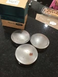 Nos 1959 Ford Big Truck Front Drums Caps 3 B9tz-1131-b. Fixed Price $35.00.