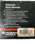 National Federal Mogul Redi - Sleeves 99250 New Old Stock. Fixed Price $36.00.