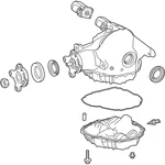 Genuine Mercedes-benz Oe Rear Axle Differential 290-350-53-00. Fixed Price $7588.39.