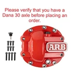 Arb Differential Cover For Dana 30 Axles Fits Jeep Cherokee / Wrangler. Fixed Price $209.95.