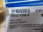 New Ford Oem Differential Cover Bolt Kb3z-4346-a. Fixed Price $12.00.