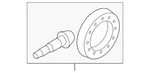 Genuine Ford Differential Ring And Pinion Yc3z-4209-a. Fixed Price $383.60.