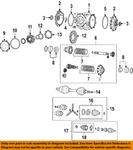 Gm Oem Rear Axle-seal 89047953. Fixed Price $36.60.