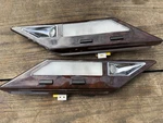 Bmw E38 750il 740il 740i Rear C Pillar Reading Dome Lights Lamps Wood Grain--. Fixed Price $252.00.