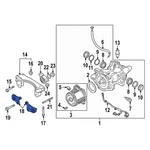 For Mazda Cx-30 2020-2023 Dfr92868y Rear Left Differential Mount Bracket. Fixed Price $72.08.