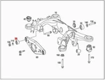 Genuine Mercedes C219 R230 S211 W211 Cls E-class Rubber Bushing 2303511442. Fixed Price $130.27.
