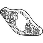 Genuine Bmw Adapter, Front 33-11-8-090-205 New. Fixed Price $158.35.