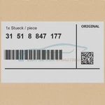 Genuine Bmw 31518847177 -. Fixed Price $52.14.