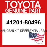 Toyota Genuine 41201-80496 Final Gear Kit Differential Rear Oem 4120180496. Fixed Price $646.06.