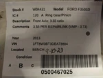 Used Front Differential Pinion Gear Fits: 2013 Ford F350sd Pickup Axle 3.5. Fixed Price $294.99.