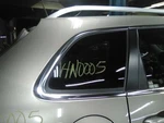 19 Jeep Cherokee Right Passenger Quarter Glass Privacy Tint Black Trim. Fixed Price $185.00.