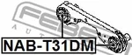 Febest Nab-t31dm Differential Mount Bushing For Nissan X-trail 2009-2016. Fixed Price $38.99.