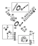Genuine Mopar Differential Bearing Retaining Ring/shim 52111230aa. Fixed Price $13.28.