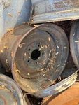 Rare 16.5" 5 Lug Ford Wheel Camper Special Rat Rod 1972 ? 8.25". Fixed Price $120.00.