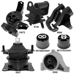 Engine Mounts, Trans Mounts & Differential 7pcs For Honda Ridgeline 14-10. Fixed Price $174.99.