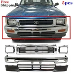 For 1992-1995 Toyota Pickup Chrome Bumper Grille Valance Headlight Bezels Set 5. Fixed Price $440.50.