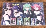 Yu-gi-oh! Hiiragi Yuzu Serena Kurosaki Ruri Rin Sleeve Playmat Set / Series C468. Fixed Price $210.92.