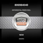 Genuine 2005-2023 Subaru Legacy Differential Pinion Seal 806984040. Fixed Price $39.00.