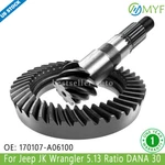 Front Axle Ring And Pinion Kit For Jeep Jk Wrangler 2007-2017 5.13 Ratio Dana 30. Fixed Price $90.97.