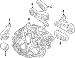 Genuine Mitsubishi Rear Mount 3517a100. Fixed Price $232.83.