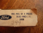 Nos 1979 - 1993 Ford Mustang 7.5" 6.75" Rear End Driving Gear Bearing Shim .299. Fixed Price $24.99.