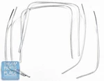 68-72 Gm Cars Bucket Seat Back & Bottom Chrome Trim Molded Contoured Edging Kit. Fixed Price $109.99.