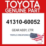 Toyota Genuine 4131060052 Gear Assy Center Differential Planetary 41310-60052. Fixed Price $206.43.