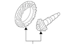 Genuine Nissan Differential Ring And Pinion 38100-9fv3b. Fixed Price $774.17.